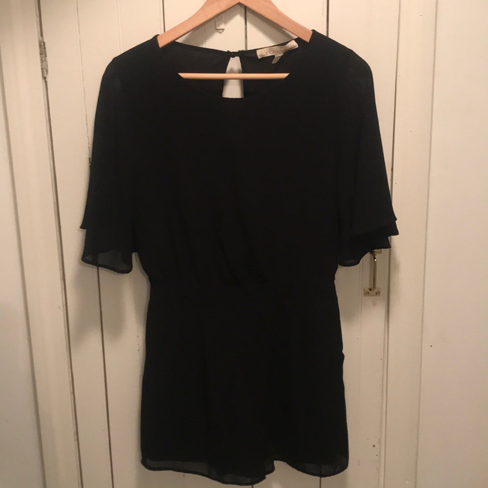 Black Everleigh Romper. XS.